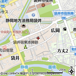 静岡県袋井市袋井23周辺の地図
