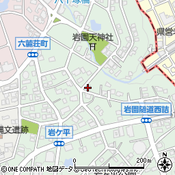 兵庫県芦屋市岩園町41-1周辺の地図