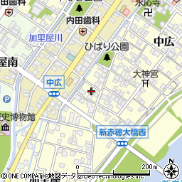 兵庫県赤穂市中広2105周辺の地図
