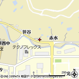 京都府相楽郡精華町東畑赤水周辺の地図