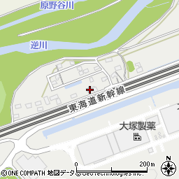 静岡県袋井市愛野2402-4周辺の地図