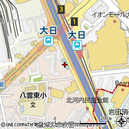 大阪守口プラザホテル大日駅前周辺の地図