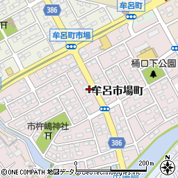 愛知県豊橋市牟呂市場町周辺の地図