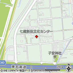 七蔵新田文化センター周辺の地図
