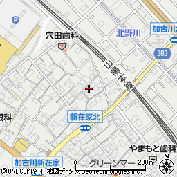 兵庫県加古川市平岡町新在家970周辺の地図