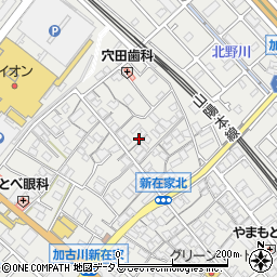 兵庫県加古川市平岡町新在家1017周辺の地図