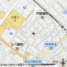 兵庫県加古川市平岡町新在家550周辺の地図