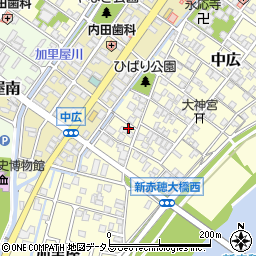 兵庫県赤穂市中広2104周辺の地図