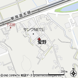 静岡県袋井市愛野1344周辺の地図