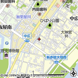 兵庫県赤穂市中広2108周辺の地図