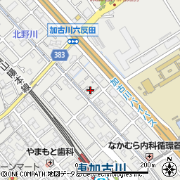 兵庫県加古川市平岡町新在家1373-16周辺の地図