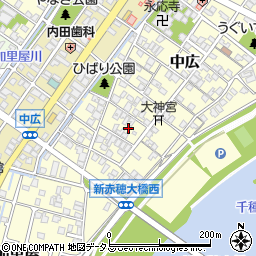 兵庫県赤穂市中広690周辺の地図
