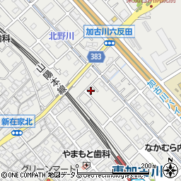 兵庫県加古川市平岡町新在家1121-18周辺の地図