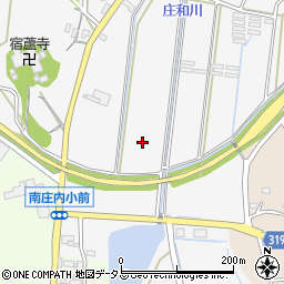 静岡県浜松市中央区庄内町周辺の地図