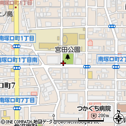 宮田公園トイレ周辺の地図