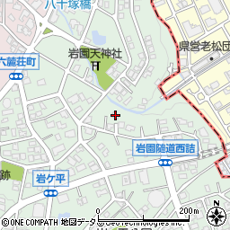 兵庫県芦屋市岩園町41-29周辺の地図