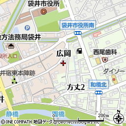 静岡県袋井市袋井183周辺の地図