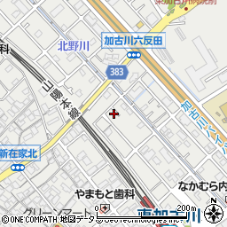 兵庫県加古川市平岡町新在家1121-10周辺の地図