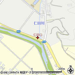 仁田口周辺の地図