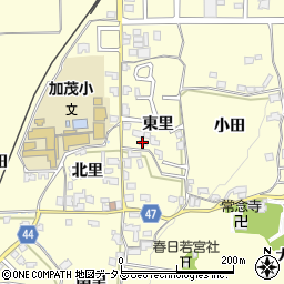 読売新聞　加茂販売店周辺の地図