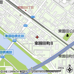 東園田ハイツ周辺の地図