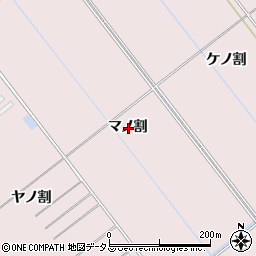 愛知県豊橋市神野新田町マノ割周辺の地図