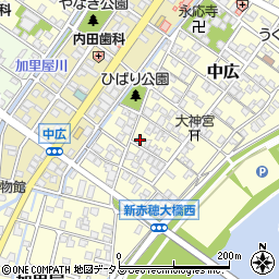 兵庫県赤穂市中広683周辺の地図