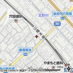 兵庫県加古川市平岡町新在家1100-1周辺の地図
