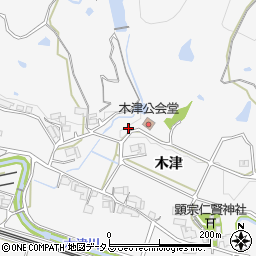 兵庫県神戸市西区押部谷町（木津）周辺の地図