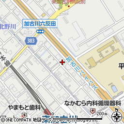 兵庫県加古川市平岡町新在家1374-12周辺の地図