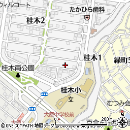 兵庫県神戸市北区桂木2丁目5-4周辺の地図