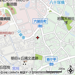 兵庫県芦屋市岩園町37-5周辺の地図