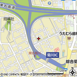 静岡県菊川市加茂351周辺の地図