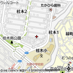 兵庫県神戸市北区桂木2丁目5-5周辺の地図