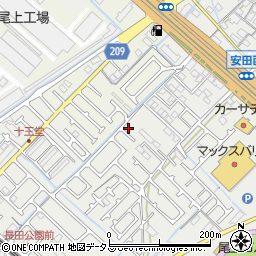 兵庫県加古川市尾上町安田585-1周辺の地図