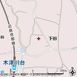 京都府木津川市吐師梅ノ木周辺の地図