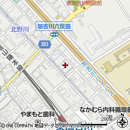 兵庫県加古川市平岡町新在家1373-6周辺の地図