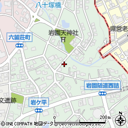 兵庫県芦屋市岩園町41-3周辺の地図