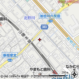 兵庫県加古川市平岡町新在家1117周辺の地図
