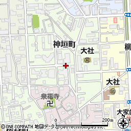 兵庫県西宮市神垣町周辺の地図