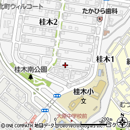 兵庫県神戸市北区桂木2丁目5-8周辺の地図