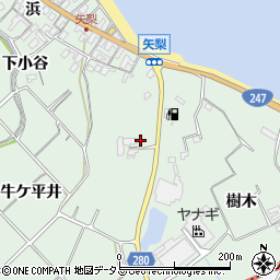 愛知県知多郡美浜町豊丘牛ケ平井59周辺の地図