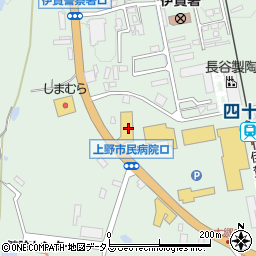 伊賀北部農協本店周辺の地図