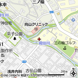 愛知県豊橋市三ノ輪町本興寺77周辺の地図