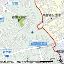 兵庫県芦屋市岩園町49-58周辺の地図