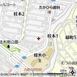 兵庫県神戸市北区桂木2丁目5-18周辺の地図
