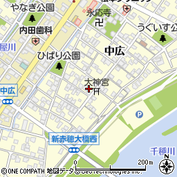 兵庫県赤穂市中広726周辺の地図