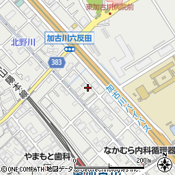 兵庫県加古川市平岡町新在家1373-8周辺の地図