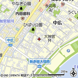 兵庫県赤穂市中広688周辺の地図