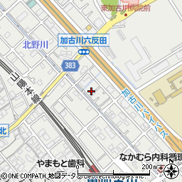 兵庫県加古川市平岡町新在家1372-21周辺の地図